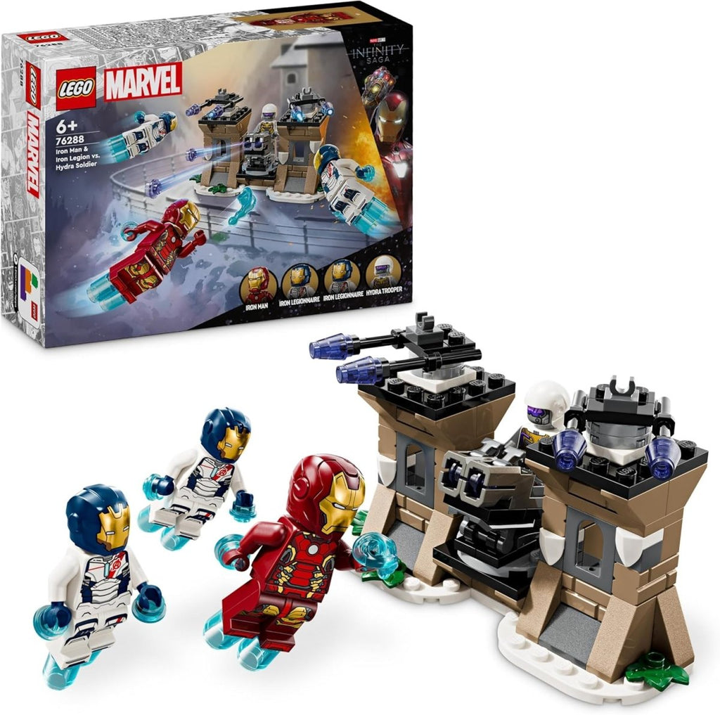 LEGO Marvel Iron Man e Legião de Ferro vs. Soldado Hydra (76288) - Toys - LEGO