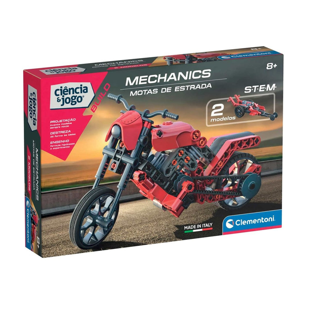 Laboratório de Mecânica - Motos de Estrada Clementoni Ciência & Jogo Technologic 67321 - Toys - Clementoni