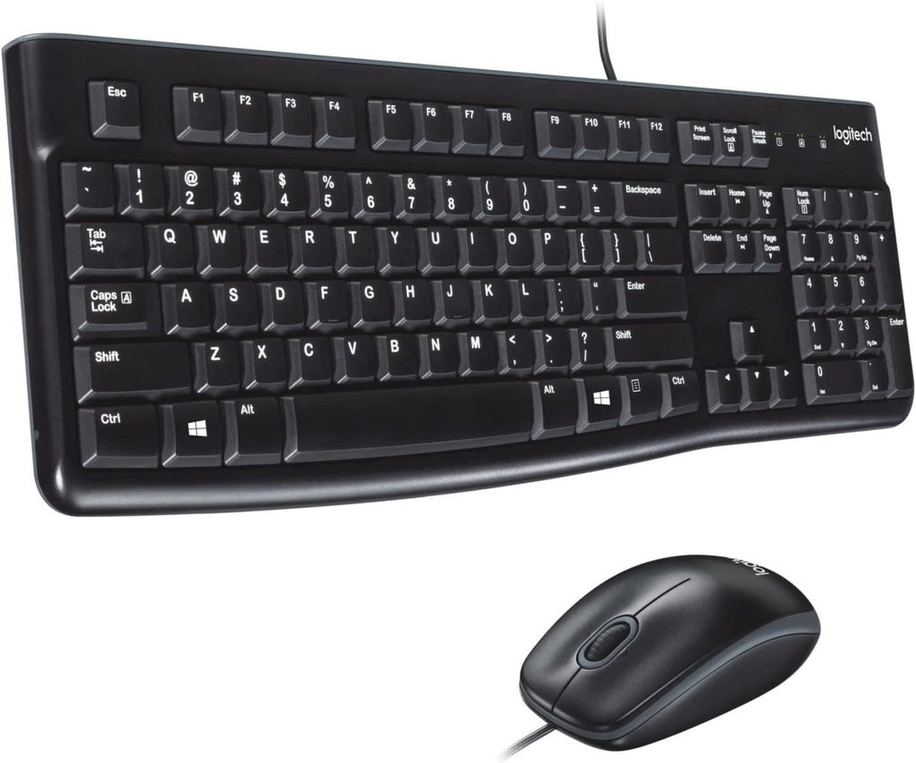 Logitech MK120 Teclado + Rato Óptico 1000dpi USB Qwerty Espanhol Preto - TEK - Informática - Logitech