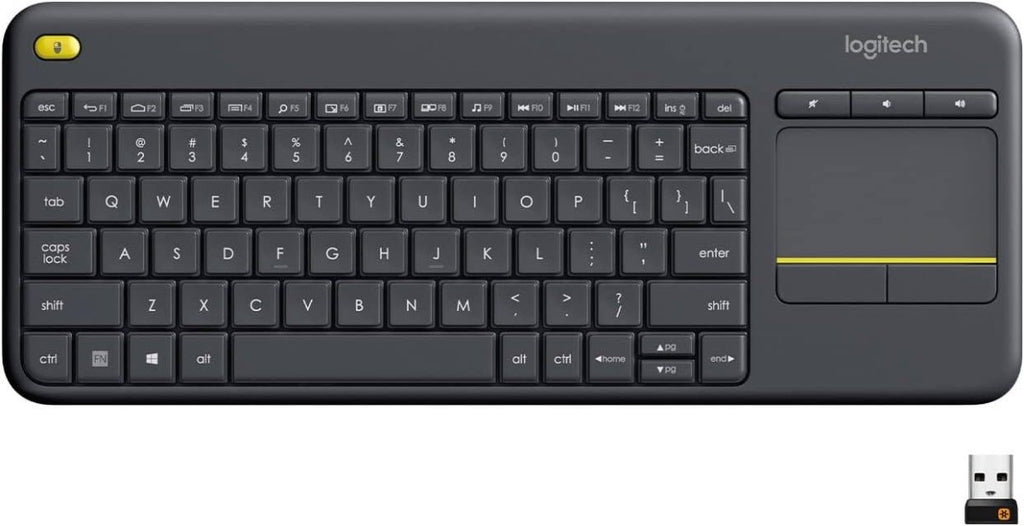 Logitech Teclado USB K400 920 - 007137 Plus Touch Negro - TEK - Informática - Logitech