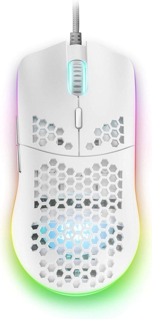 Mars Gaming MMAXW Mouse White 12400dpi Ultralight USB - TEK - Informática - MARS GAMING
