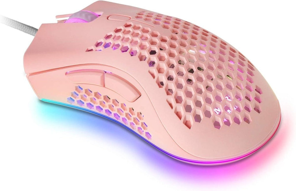 Mars Gaming MMEX 32000DPI 75G RGB PINK USB - TEK - Informática - MARS GAMING