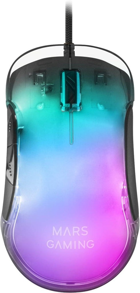 Mars Gaming Rato Gaming MMGLOW 12800DPI Black USB - TEK - Informática - MARS GAMING