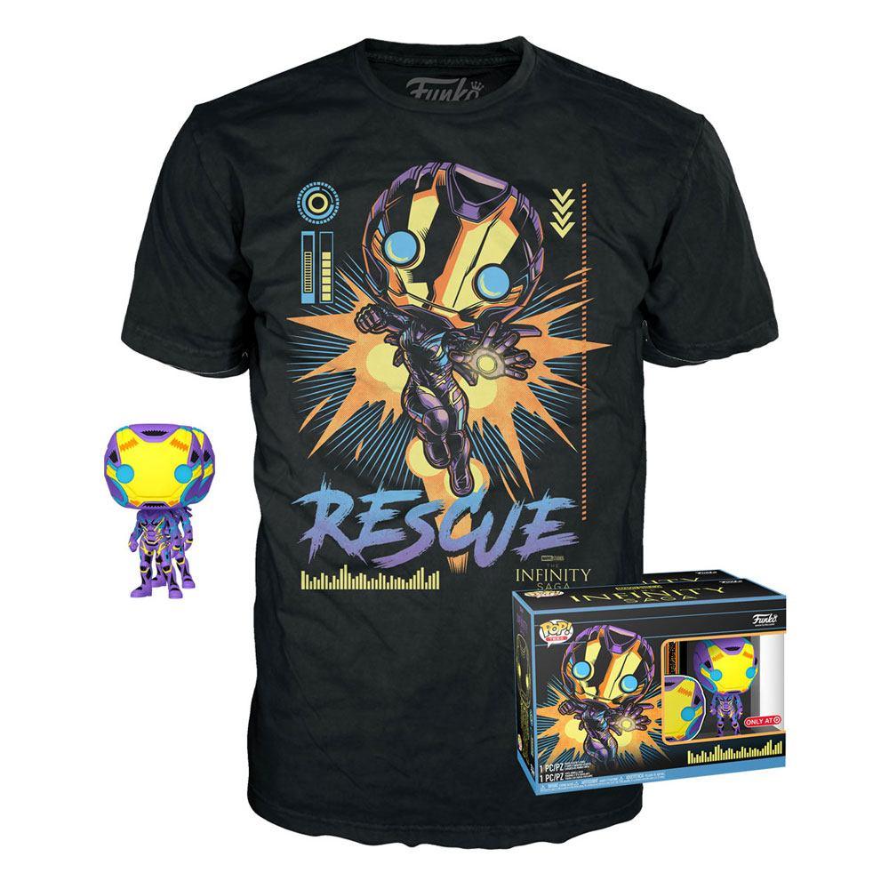 Marvel Blacklight POP! & Tee Box Rescue - Colecionáveis - Funko