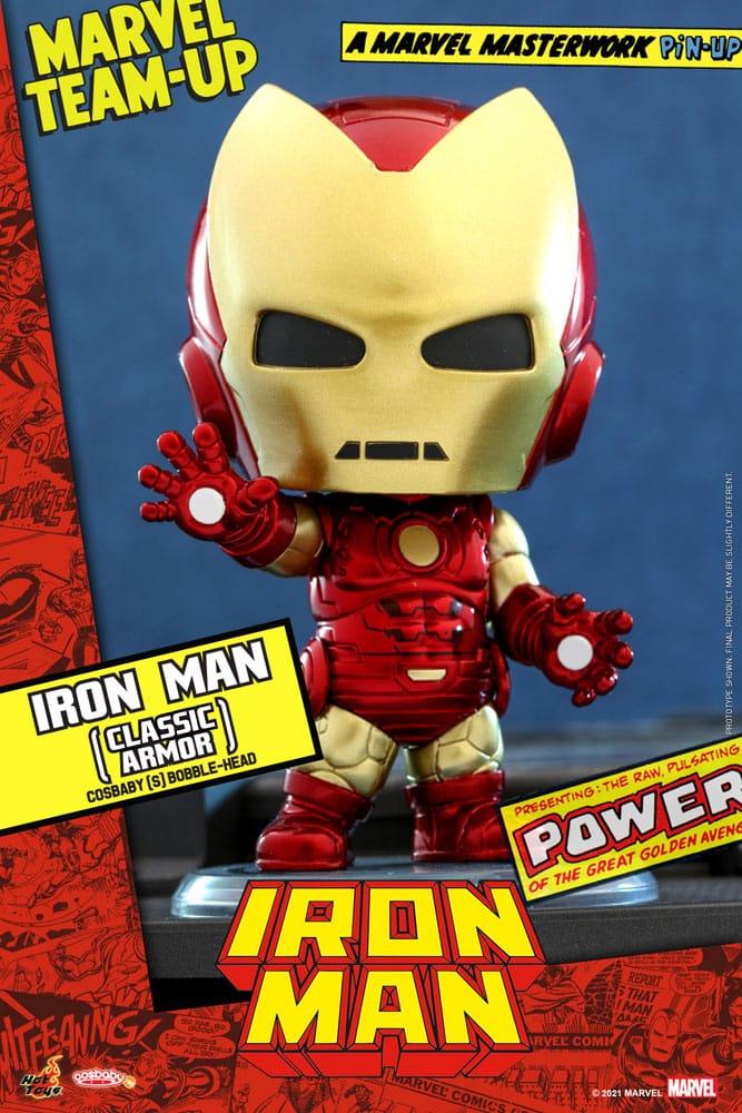 Marvel Comics Cosbaby (S) Mini Figure Iron Man (Classic Armor) 10 cm - Colecionáveis - Hot Toys