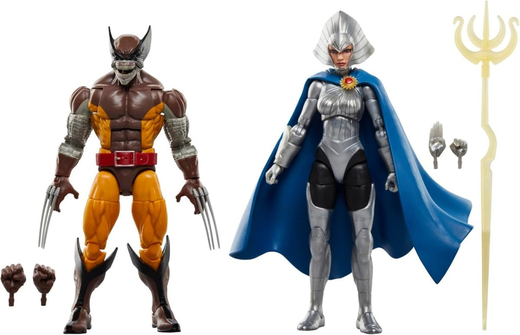 Marvel Legends Series – Pack Wolverine e Lilandra Neramani 15cm - Toys - Hasbro