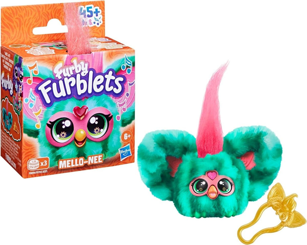 Mini Furby Mello Nee Furblet - Peluche Eletrónico Interativo - Toys - Hasbro
