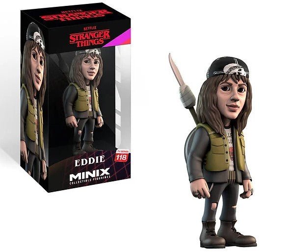 Minix Eddie Stranger Things 12cm - Colecionáveis - Bandai