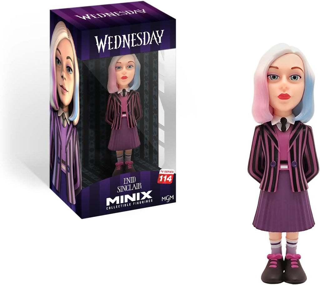 Minix Enid Sinclair Addams Wednesday 12cm - Colecionáveis - Bandai