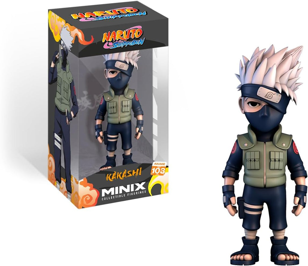 Minix Kakashi - Naruto Shippuden 12cm - Colecionáveis - Bandai