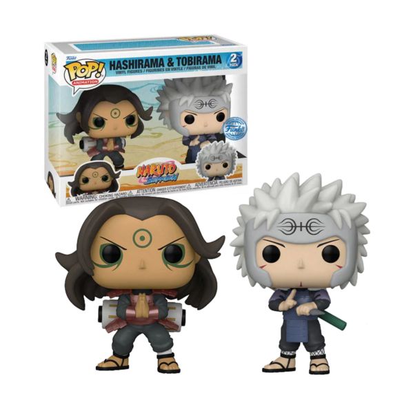 Naruto Shippuden POP! Animation Vinyl Figures 2 - Pack Hashirama & Tobirama 9 cm - Colecionáveis - Funko