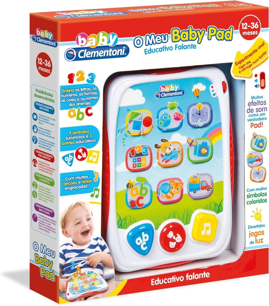 O Meu Baby Pad Clementoni Baby 67274 - Tablet Interativo para Bebês (Português) - Toys - Clementoni