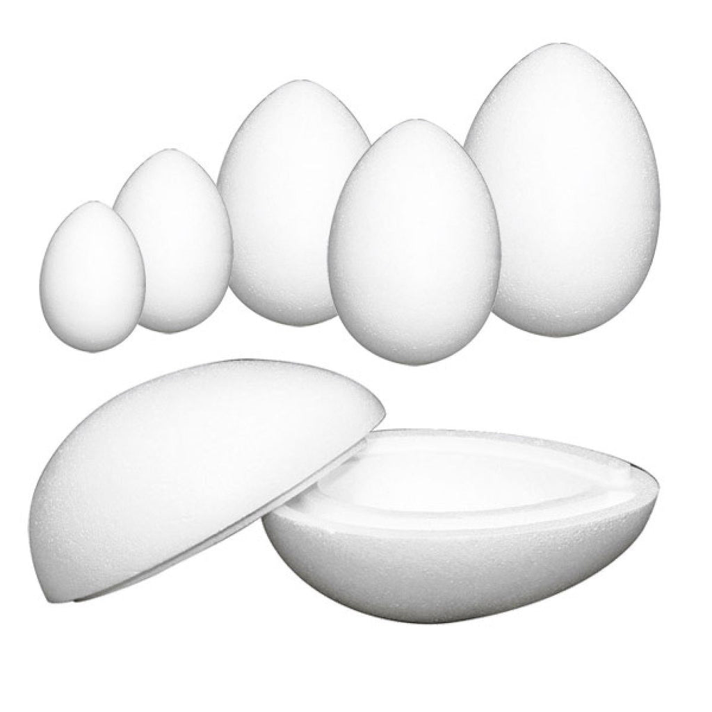 Conjunto de 6 Ovos de Páscoa em Esferovite – 22,5x15,5 cm - Papelaria - ANIMATEK