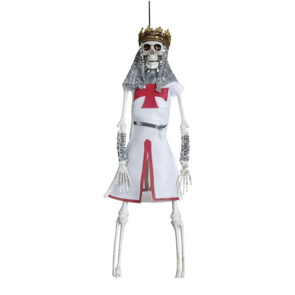 Esqueleto Templário 45cm - Decoração Assustadora para Halloween e Festas Temáticas - Toys - ANIMATEK
