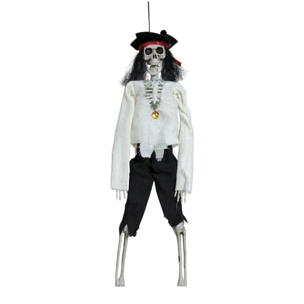 Esqueleto Pirata 45cm - Decoração Assustadora para Halloween e Festas Temáticas - Toys - ANIMATEK