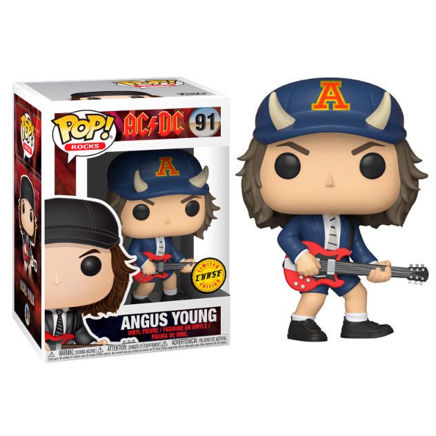 POP! AC/DC Angus Young Chase Edition 9 cm - Colecionáveis - Funko