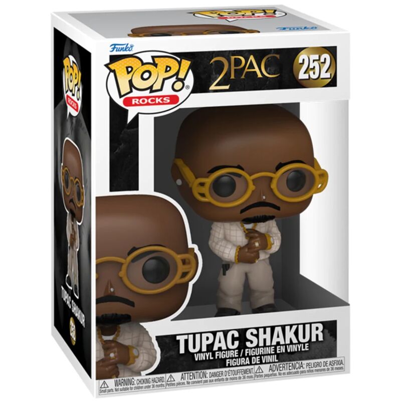 POP! Albums Tupac Shakur Vinyl Figure Loyal to the Game 9 cm - Colecionáveis - Funko