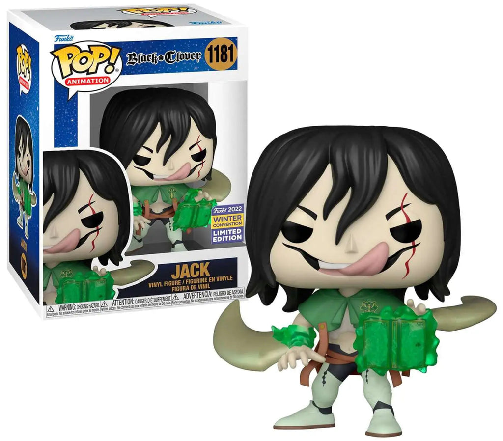 POP! Animation Black Clover Vinyl Figure Jack (Ripper) 9 cm Exclusive - Colecionáveis - Funko