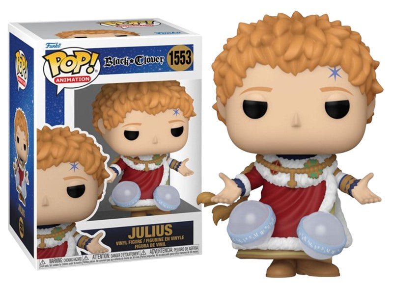 POP! Animation Black Clover Vinyl Figure Julius 9 cm - Colecionáveis - Funko
