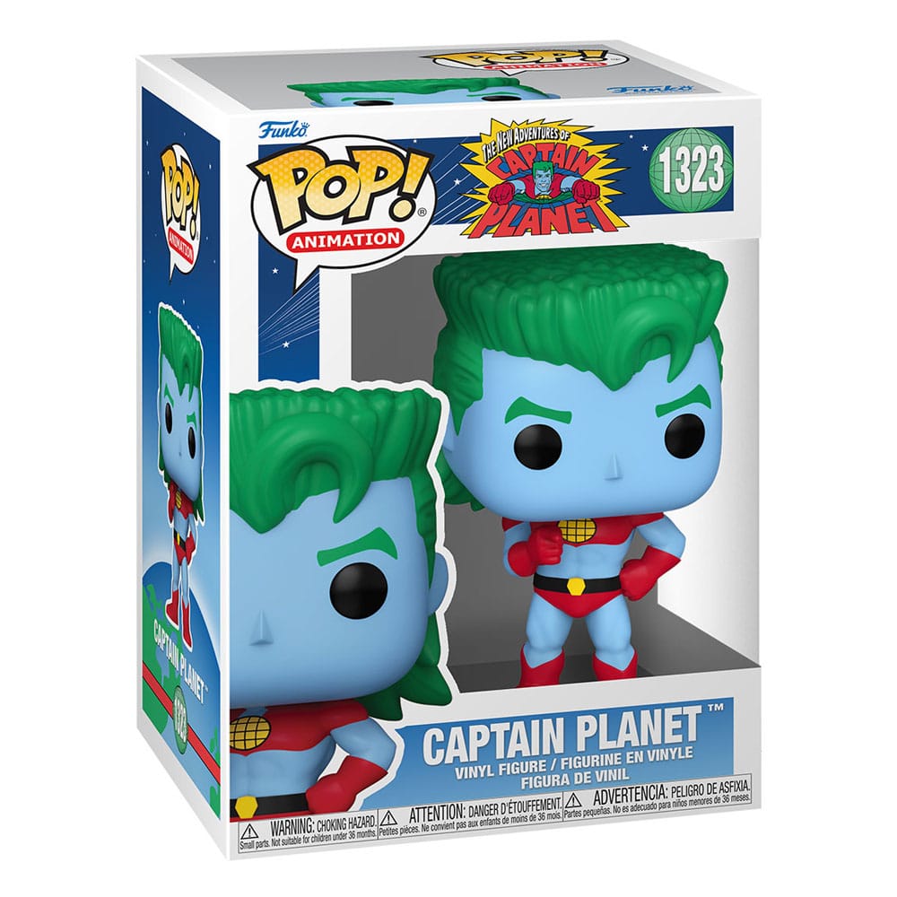 POP! Animation Captain Planet and the Planeteers Figure Captain Planet 9 cm - Colecionáveis - Funko