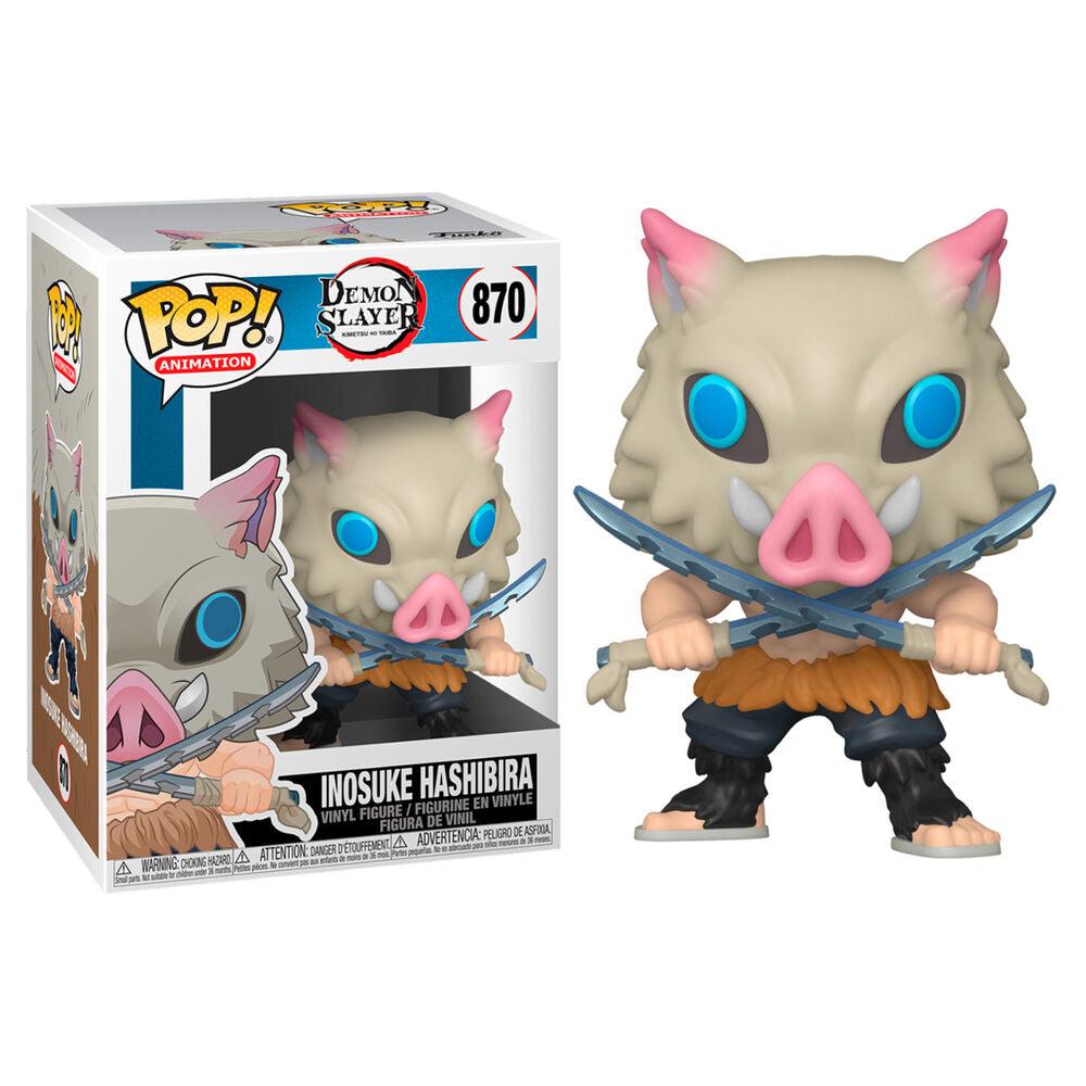 POP! Animation Demon Slayer: Kimetsu no Yaiba Vinyl Figure Inosuke Hashibira 9 cm - Toys - Funko