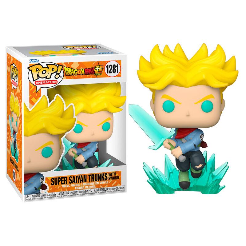 POP! Animation Dragon Ball Super Vinyl Figure Super Saiyan Trunks w/ Sword 9 cm - Toys - Funko