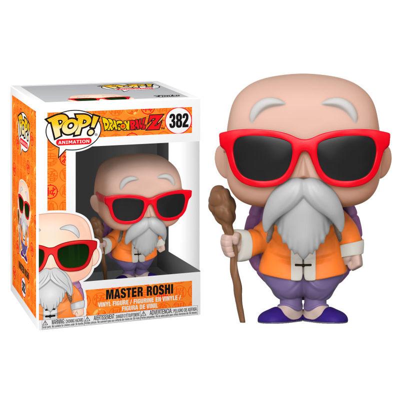POP! Animation Dragon Ball Z Vinyl Figure Master Roshi with Staff 9 cm - Toys - Funko