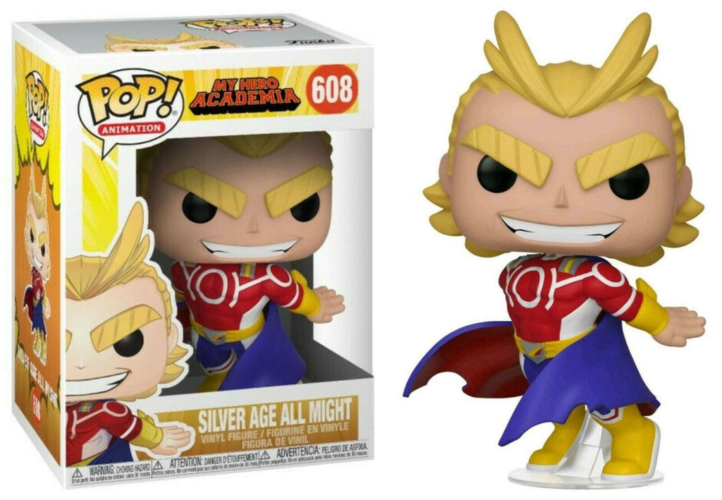 POP! Animation My Hero Academia All Might (Silver Age) 9 cm - Colecionáveis - Funko