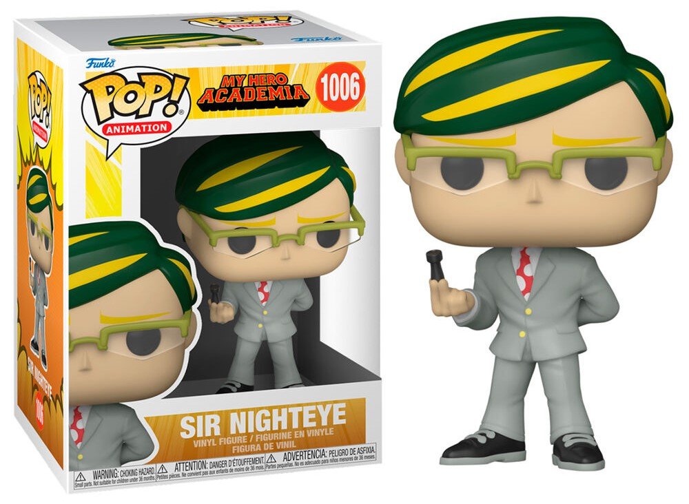 POP! Animation My Hero Academia Vinyl Figure Sir Nighteye 9 cm - Colecionáveis - Funko