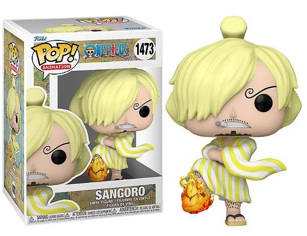 POP! Animation One Piece Vinyl Figure Sangoro (Wano) 9 cm - Colecionáveis - Funko
