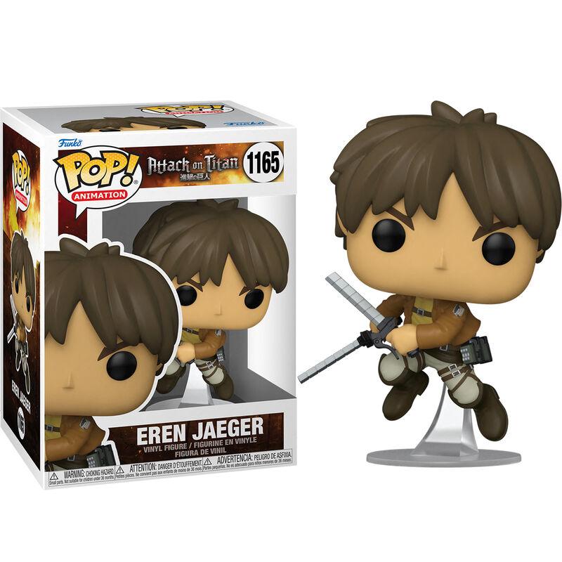 POP! Animation Vinyl Attack on Titan Figure Eren Yeager 9 cm - Toys - Funko
