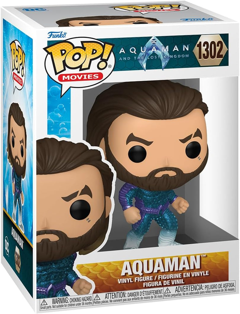 POP! Aquaman and the Lost Kingdom Vinyl Figure Aquaman in Stealth Suit 9 cm - Colecionáveis - Funko