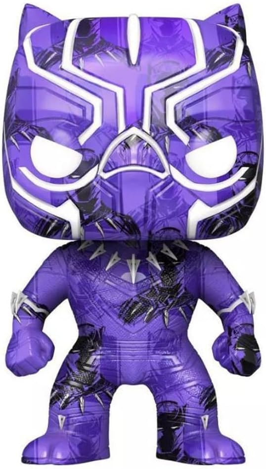 POP! Artist Series Marvel Vinyl Figure Black Panther Special Edition 9 cm - Colecionáveis - Funko
