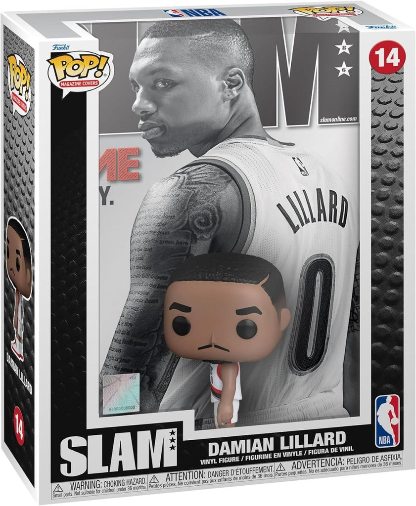 POP! Basketball NBA Cover Vinyl Figure Damian Lillard (SLAM Magazine) 9 cm - Colecionáveis - Funko