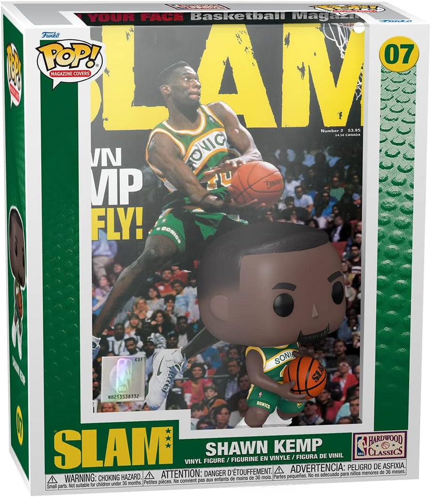 POP! Basketball NBA Cover Vinyl Figure Shawn Kemp (SLAM Magazine) 9 cm - Colecionáveis - Funko