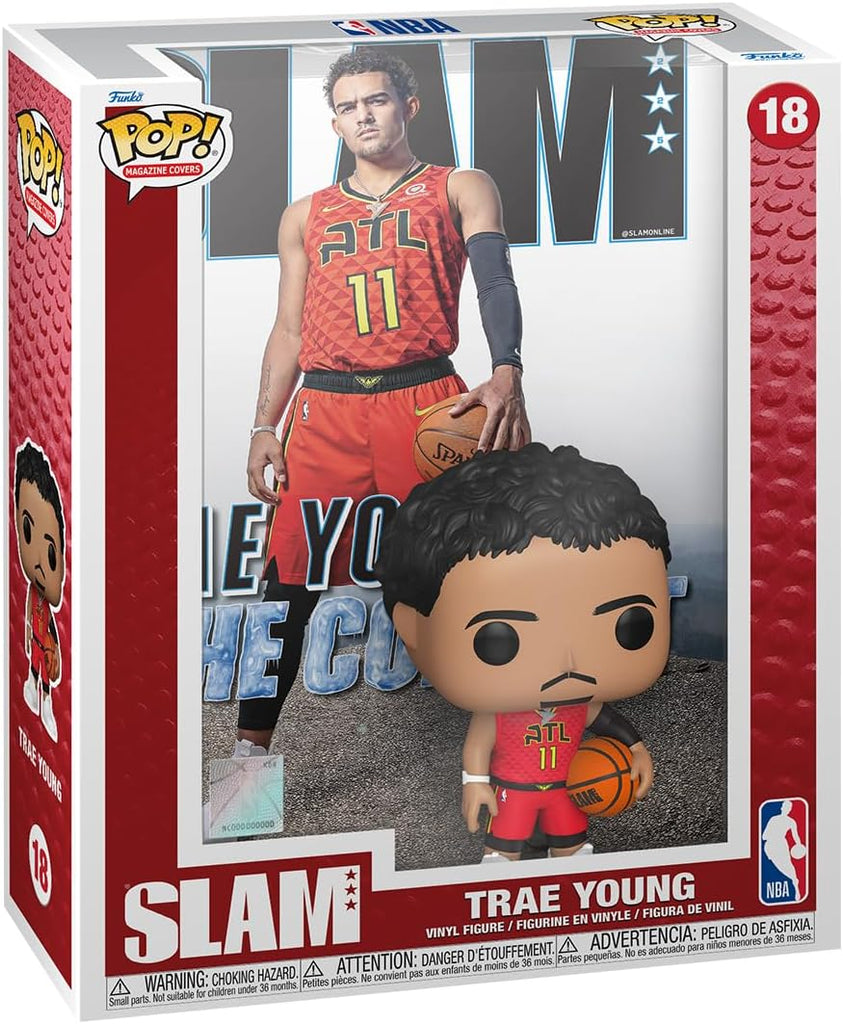 POP! Basketball NBA Cover Vinyl Figure Trae Young (SLAM Magazine) 9 cm - Colecionáveis - Funko