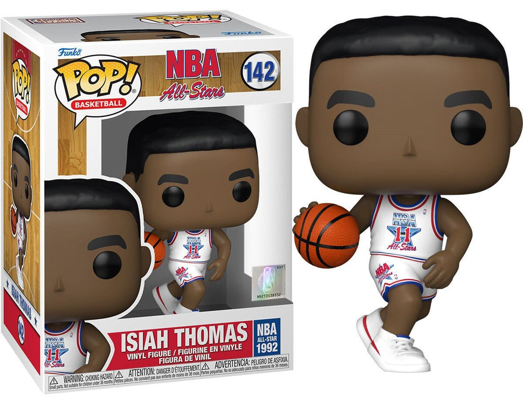 POP! Basketball NBA Legends Vinyl Figure Isiah Thomas (White All Star Uni 1992) 9 cm - Colecionáveis - Funko