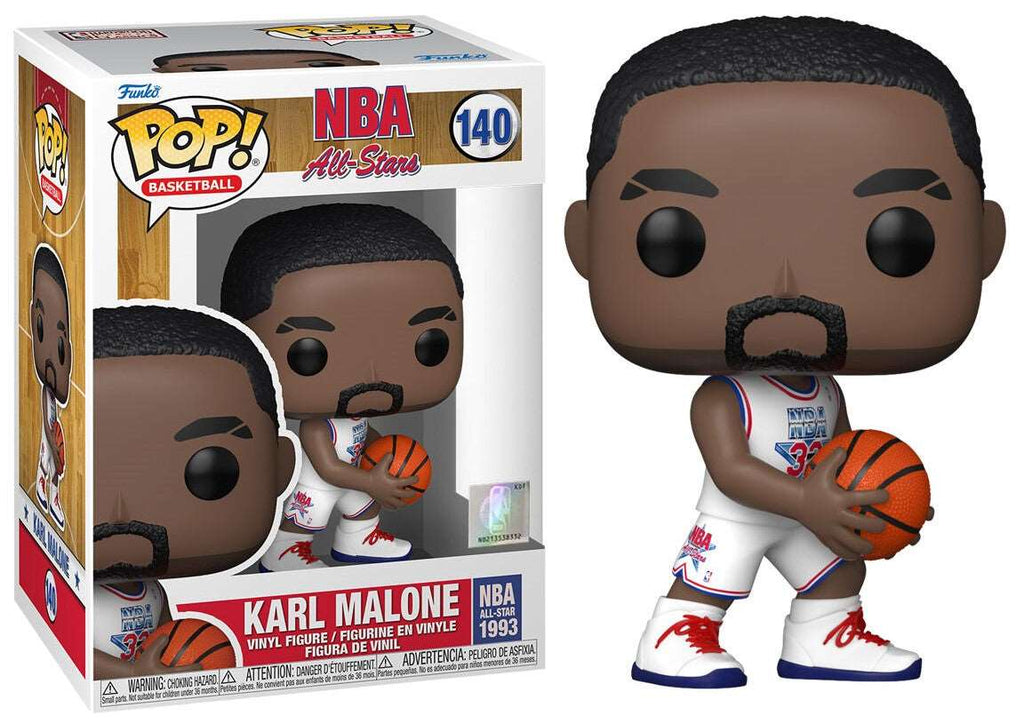 POP! Basketball NBA Legends Vinyl Figure Karl Malone (White All Star Uni 1993) 9 cm - Colecionáveis - Funko