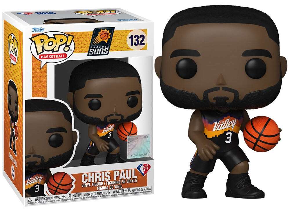 POP! Basketball NBA Phoenix Suns Vinyl Figure Chris Paul (City Edition 2021) 9 cm - Colecionáveis - Funko