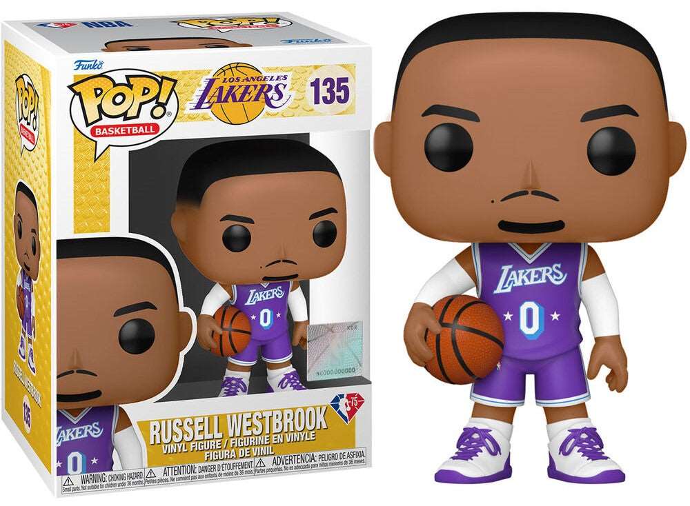 POP! Basketball NBA Washington Wizards Russell Westbrook (City Edition 2021) 9 cm - Colecionáveis - Funko
