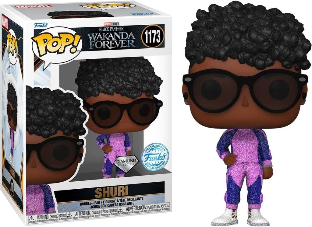 POP! Black Panther: Wakanda Forever Vinyl Figure Shuri Special Edition 9 cm Diamond - Colecionáveis - Funko