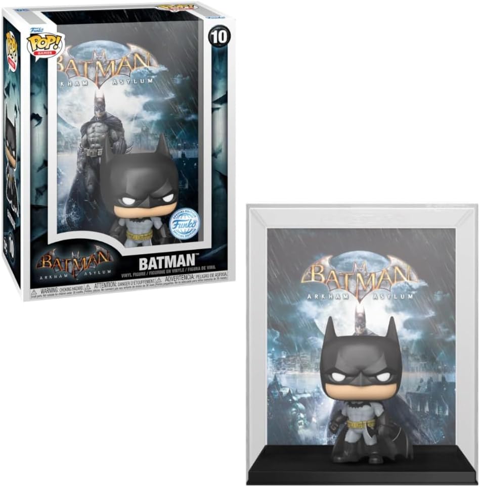 POP! DC Comics Batman Arkham Asylum Batman Exclusive 9 cm - Colecionáveis - Funko