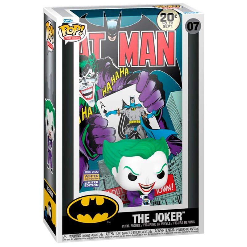 POP! DC Comics - Exclusive Comic Cover Vinyl Figure Joker Back in Town 9 cm - Toys - Funko