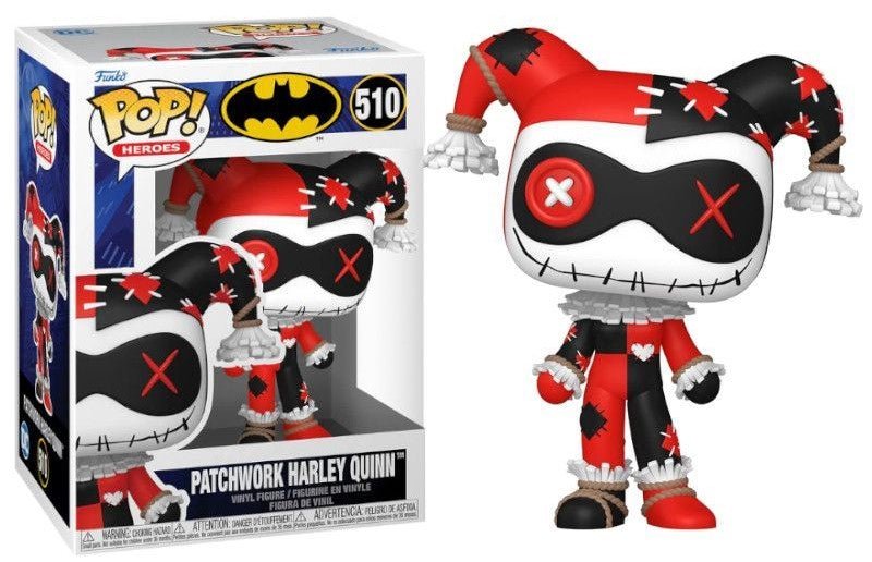 POP! DC Comics Harley Quinn Patchwork 9 cm - Colecionáveis - Funko