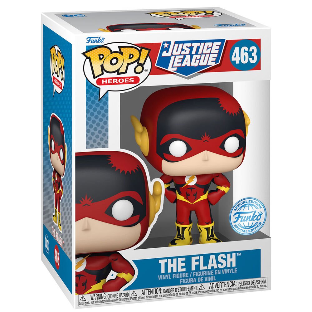 POP! DC Comics Justice League The Flash Exclusivo 9 cm - Colecionáveis - Funko