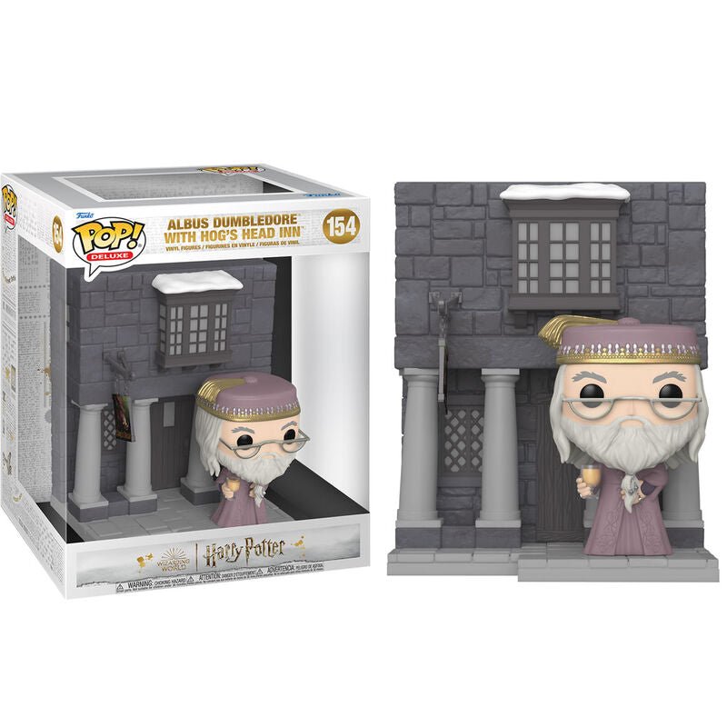 POP! Deluxe Harry Potter Chamber of Secrets Anniversary Hogsmeade - Hog's Head Inn with Dumbledore 9 cm - Toys - Funko