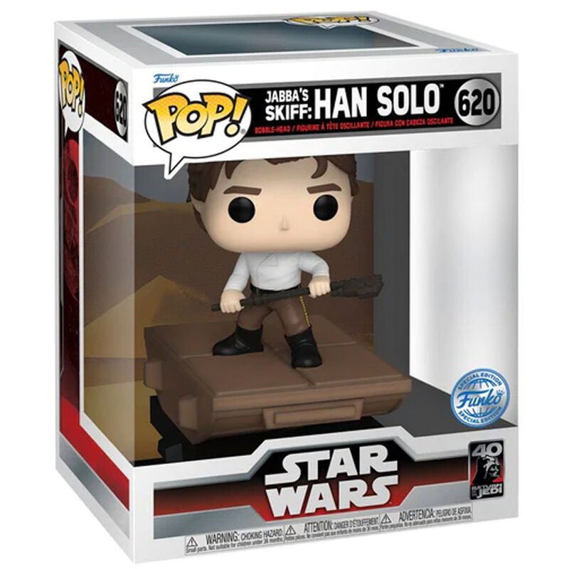 POP! Deluxe Star Wars Jabba Skiff Han Solo Exclusive 20 cm - Toys - Funko