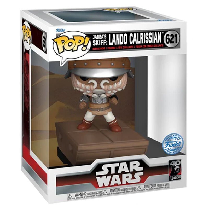 POP! Deluxe Star Wars Jabba Skiff Lando Calrissian Exclusive 20 cm - Toys - Funko