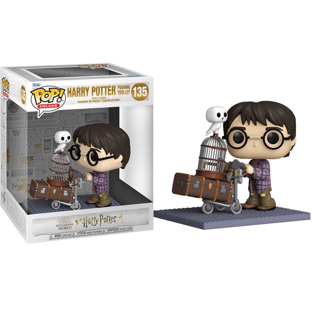 POP! Deluxe Vinyl Figure Harry Potter Pushing Trolley 9 cm - Toys - Funko