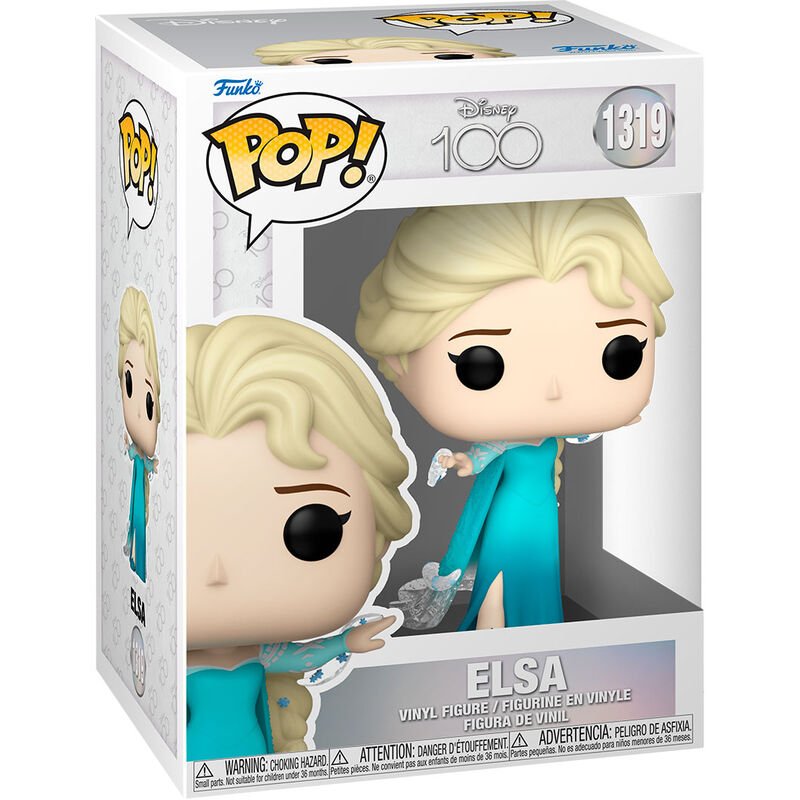 POP! Disney 100th Anniversary Vinyl Figure Elsa 9 cm - Toys - Funko